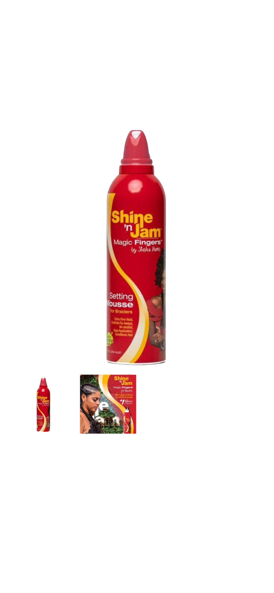 Ampro Shine n' Jam Magic Fingers Setting Mousse 12oz