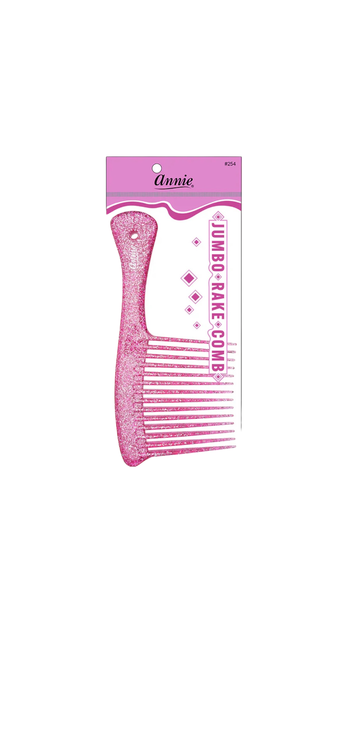 Annie Jumbo Rake Comb Sparkly Assorted