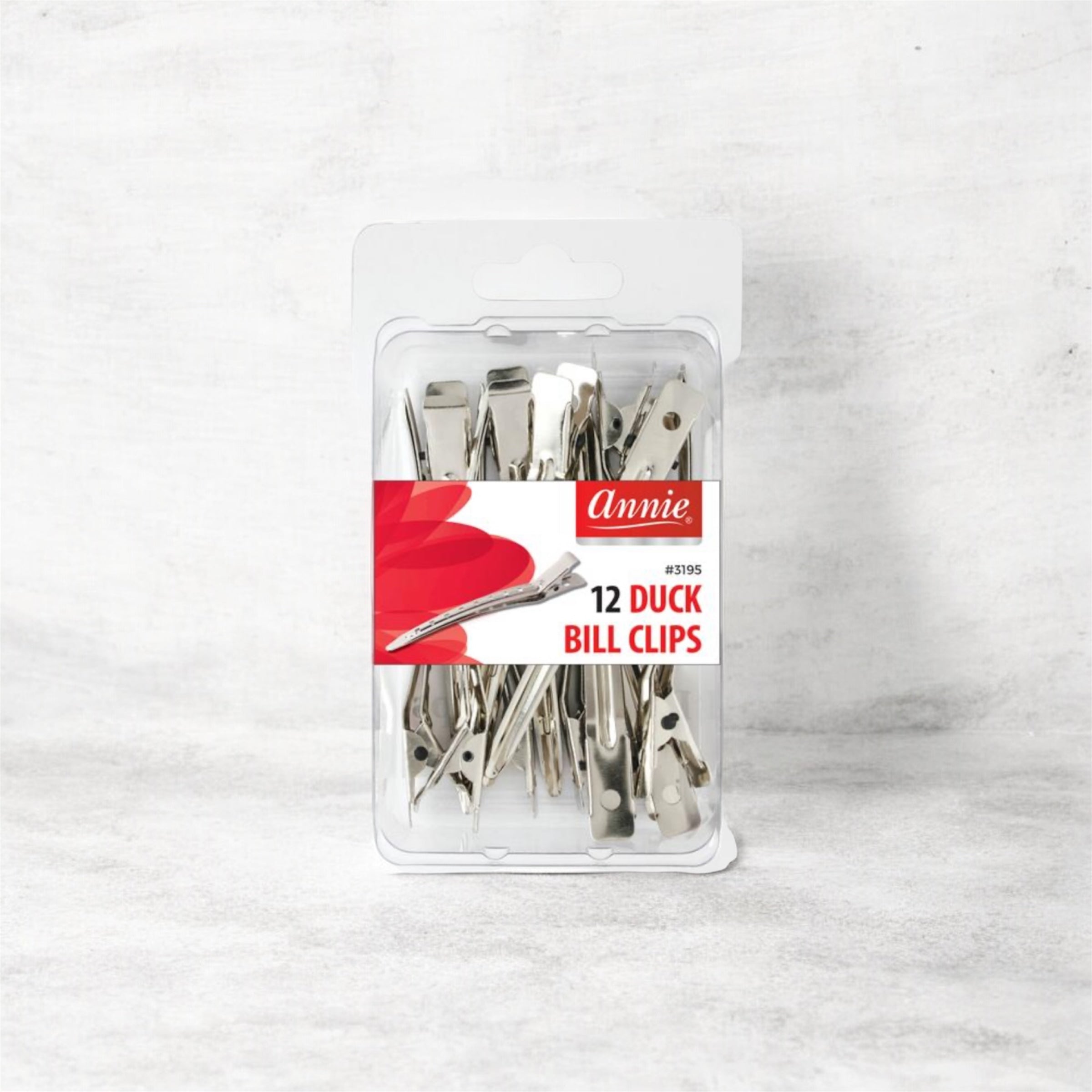 Annie 12Pc Duck Bill Clips