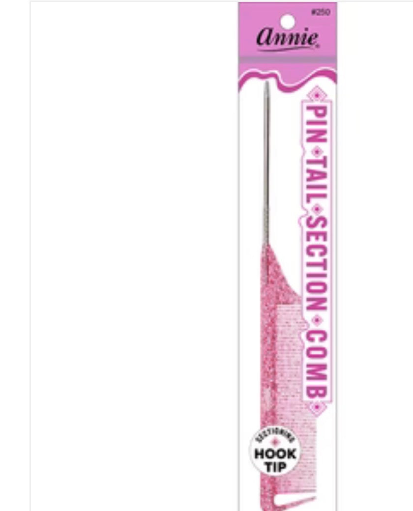 #96 Annie Pin Tail Section Comb Black/Purple/Gold…