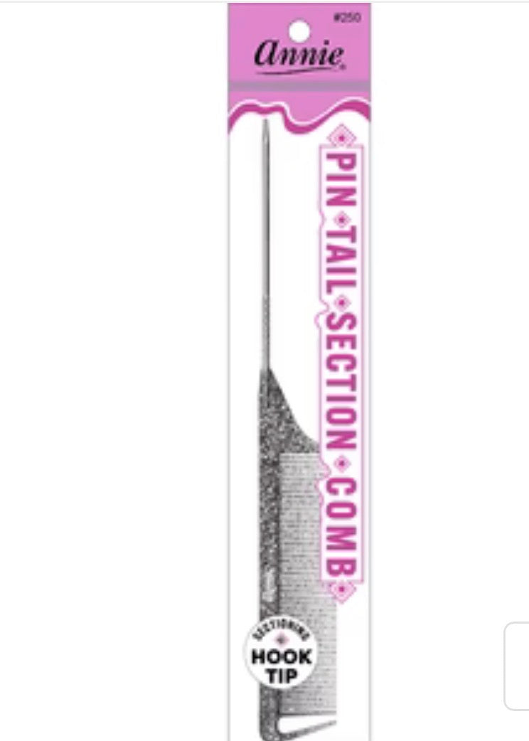 #96 Annie Pin Tail Section Comb Black/Purple/Gold…