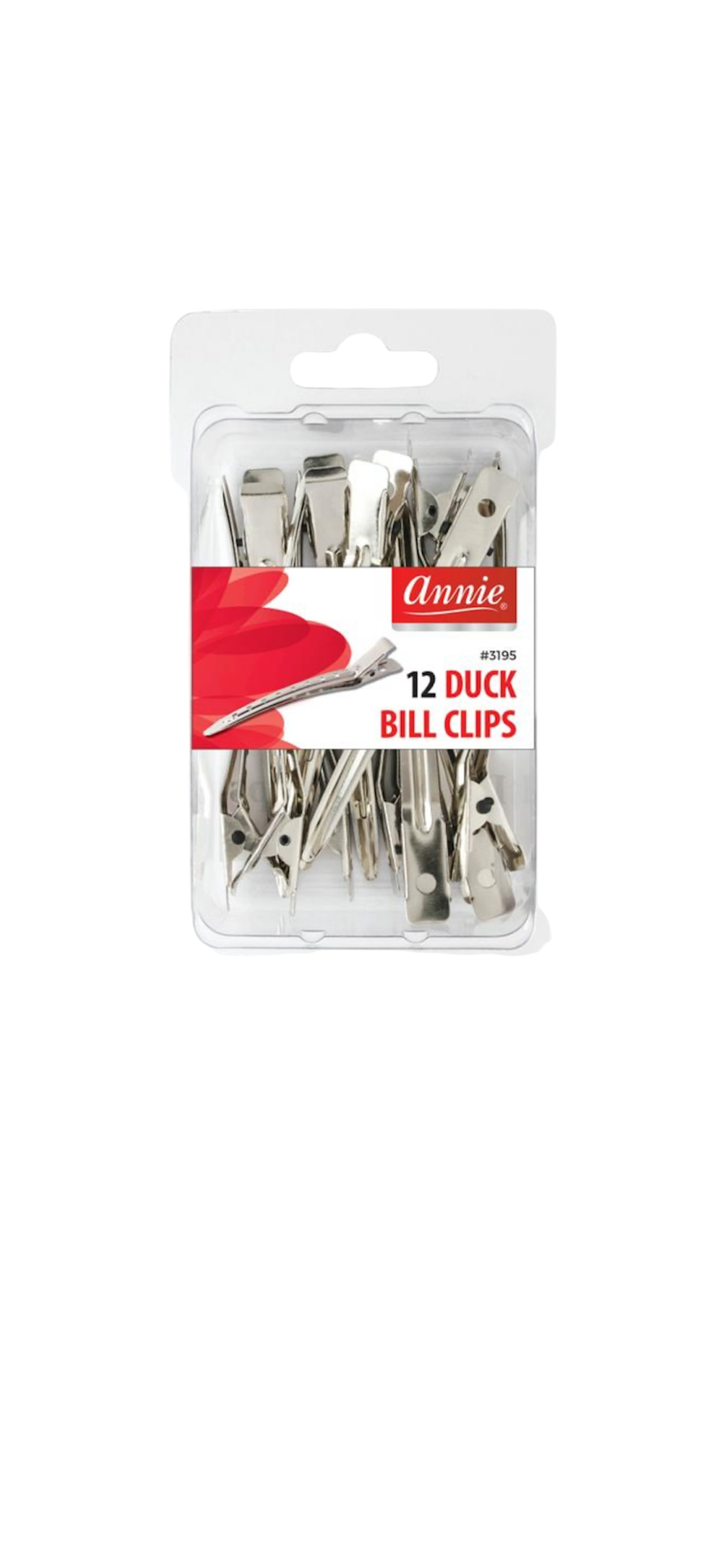 Annie 12Pc Duck Bill Clips