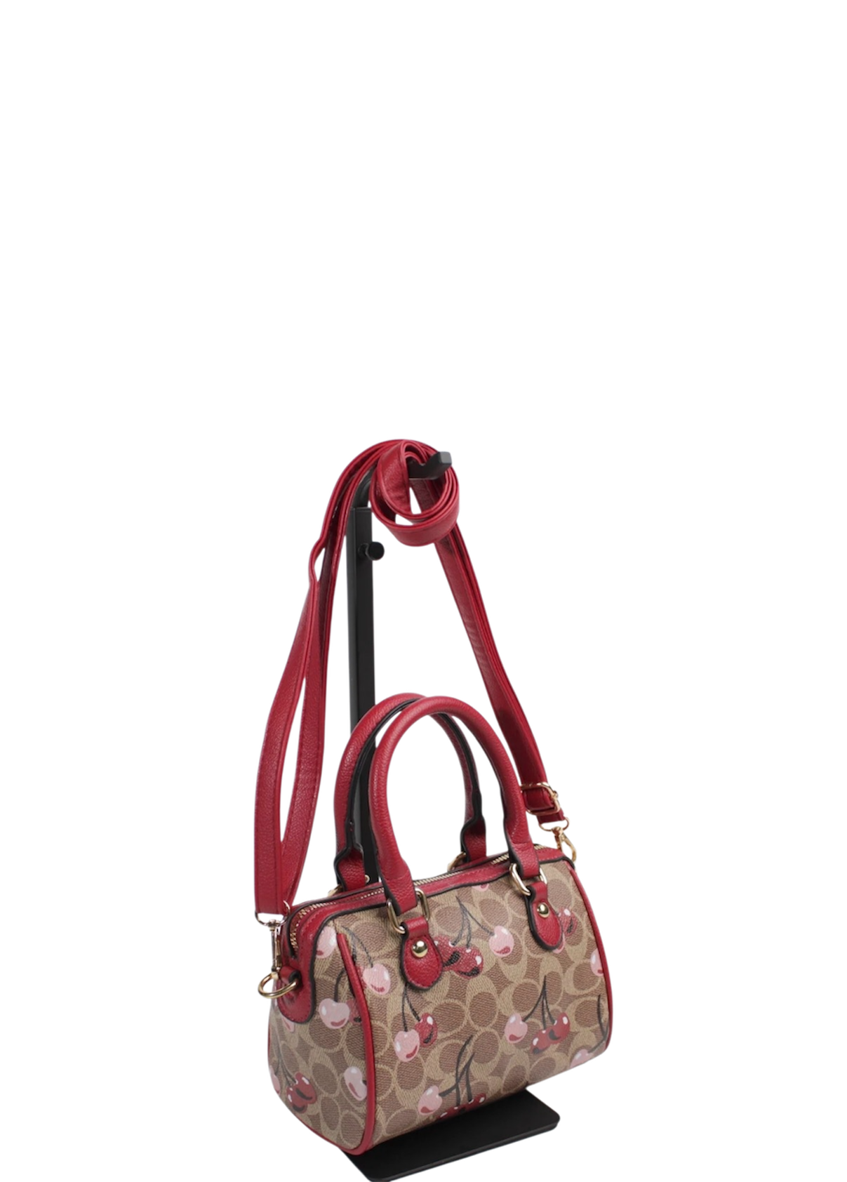 FASHION CHERRY SATCHEL HANDBAG