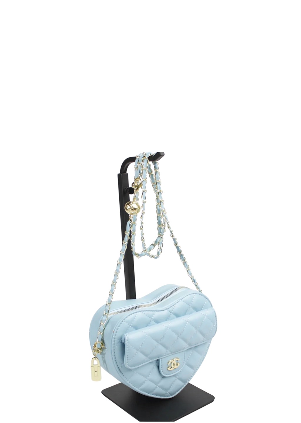 FASHION HEART DESIGN SHOULDER BAG